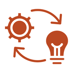 Innovation process icon
