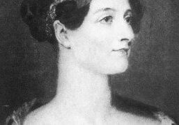 Portrait of a woman in profile view